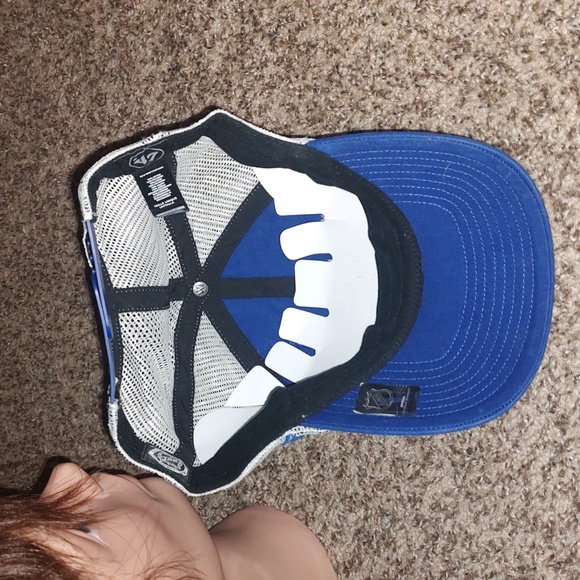 '47 Brand NHL New York Islanders Trucker Clean Up Royal Blue Snapback Hat OSFA - Picture 7 of 10